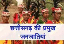 छत्तीसगढ़ की प्रमुख जनजातियां